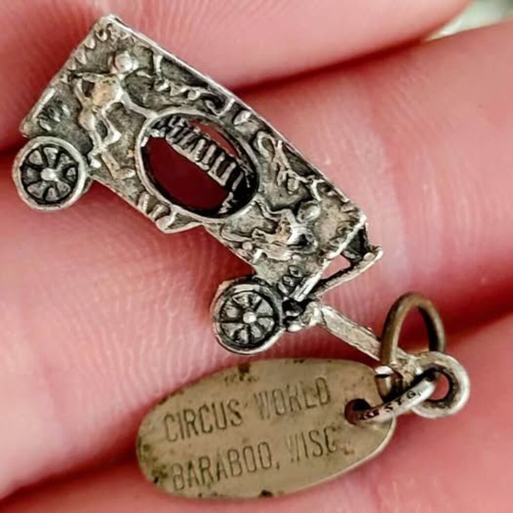 Ringling Brothers Circus Charm Wagon Souvenir Collectible Pendant EUC